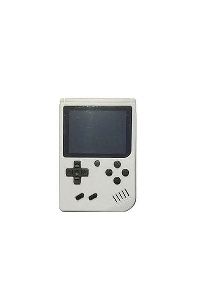 Choice WHITE A Red Retro Classic Games Children's Handheld Small Game Console With 400 Game Charging Can Be