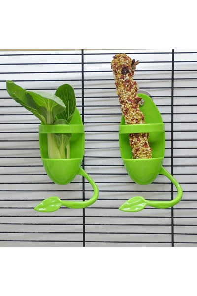 Choice 1pcs Bird Cuttlebone Holder Bird Cage Feeding Holder Vegetable Fruits Cuttlebone Holder for Parro...