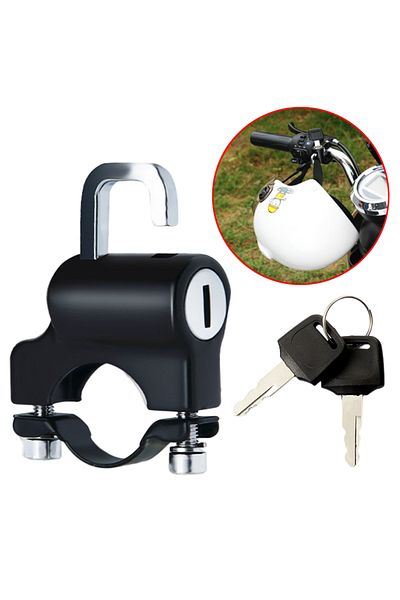 Choice Motorcycle Helmet Lock Anti-theft Fixed Lock Metal Multi-function Universal Bicycle Bike Anti-the...
