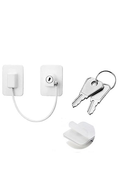 Choice Yellow Window Safety Lock Window Restrictors Self Adhesive No Drilling Window Locks Child Safety Cab