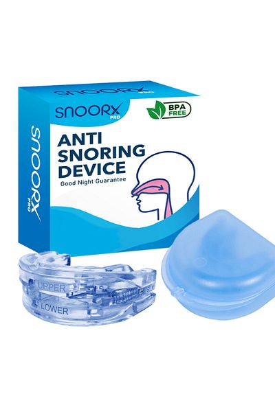 Choice Large Blue Anti Snoring Mouth Guard Improve Sleeping Adjustable Snoring Mouth Guard Anti-Apnea Teeth