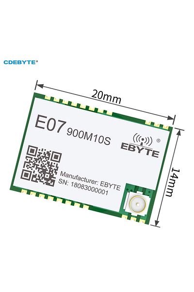 Choice Ti Cc1101 Wireless Rf Module 868mhz 915mhz Long Range 1.5km Stamp Hole Antenna Smd Package E07-90...
