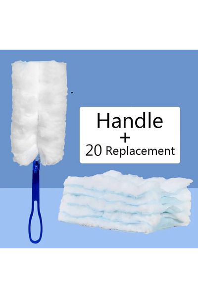 Choice 20pcs set Replacement Heads Duster Disposable Short Duster Refills Bulk for Cleaning Home Office Bli