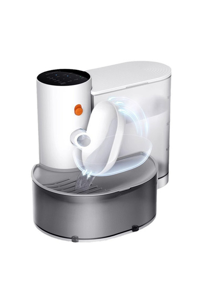 Choice موزع مياه سعة 3 لتر، موزع مياه للقطط، نافورة مياه متحركة، وحدة تغذية م...