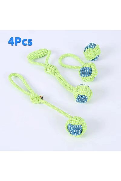 Choice 4PCS 4pcs/7pcs Dog Chew Toy Bite Resistant Rope Knot Cats Dogs to Relieve Boredom Teeth Grinding and
