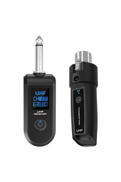 BOMGE Wtu03-a Uhf Xlr Adapter System Wireless Microphone Transmitter Receiver System For Dynamic Mic