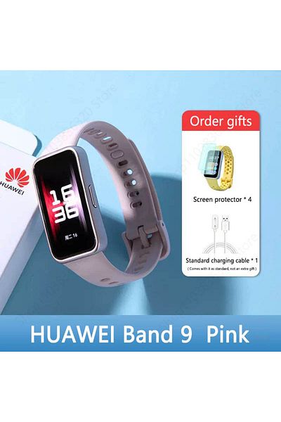Choice Pink 2024 New Original HUAWEI Band 9 Smart bracelet 1.47'' AMOLED Screen Heart Rate 2 Weeks Battery