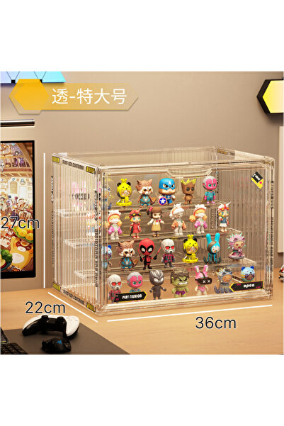 Choice رف عرض أكريليك شفاف بثلاث طبقات من شفاف - عرض سيارة أنمي مصنوعة يدويًا...