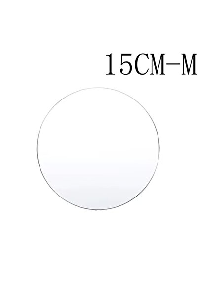 Choice أقراص كيك أكريليك دائرية شفافة مقاس 15 سم و10-30 سم، قاعدة كيك دائرية قابلة لإعادة الاستخدام للمواليد الجدد