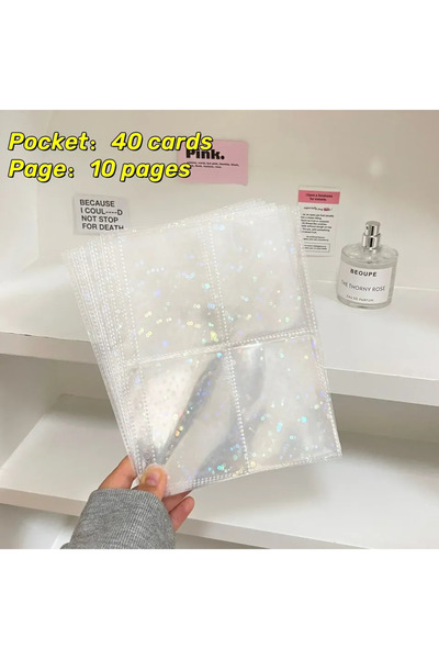 Choice مجلد بطاقات صور متعدد الجيوب، 4 مربعات، 1-4 مربعات، صفحات داخلية، مقاس...