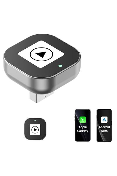 Choice 2 in1 Wired to Wireless CarPlay Adapter Plug & Plug Auto Connect Converts for Wired Cars Compatib...
