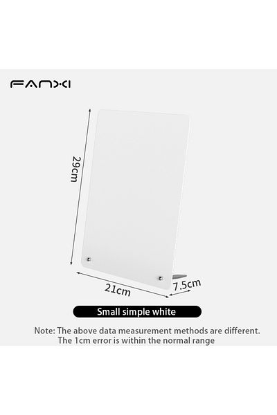 Choice Small white Magnetic Bulletin Board with Stand Magnetic Board for Tabletop with Magnetic Clamp Metal