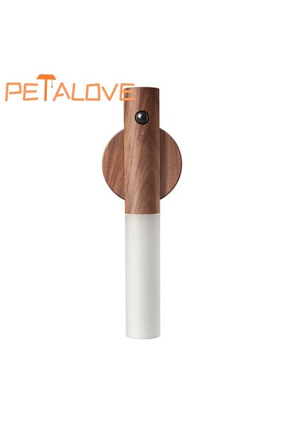 Choice Brown 1PCS Motion Sensor LED Night Light Rechargeable Wall Sconces Magnetic Wall Lights Wooden Wall