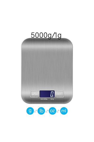 Choice 5Kg 5kg/1g Portable Electronic Digital Kitchen Scale LCD High Precision Scales Food Coffee Balance M