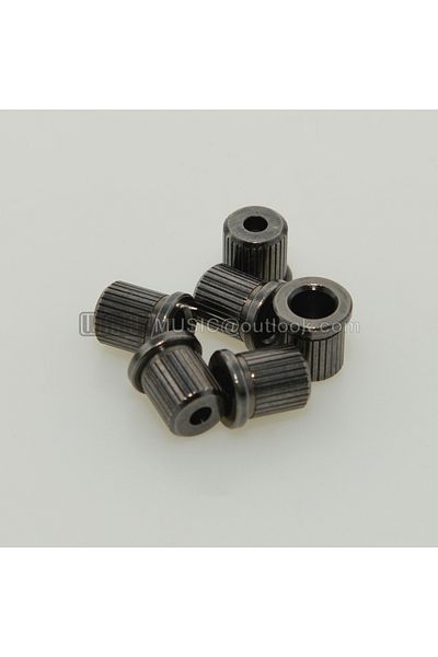Choice Chrome 6pcs Brass Through Body String Ferrules String Bushings For Tele/telecaster Guitar