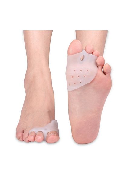 Choice white 2Pcs Gel Foot Care Tool Bunion Corrector Bone Big Toe Protector Hallux Valgus Straightener Toe