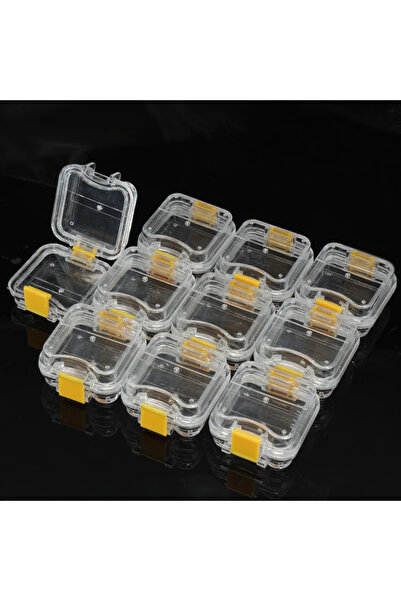 Choice1 50 قطعة جديدة 10/50 قطعة صندوق أسنان بلاستيكي مع غشاء صندوق تخزين أسنان عالي الجودة بغشاء توت