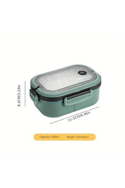 Choice 2 G801A Thickened plastic lunch box compartment 2 layer lunch box commuter lunch box microwaveable