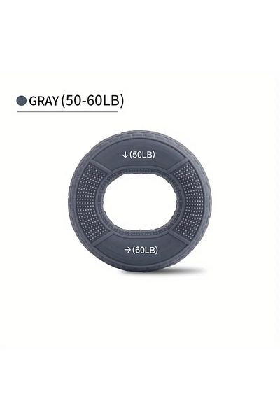 Choice GRAY 20-80LB Strength Hand Grip Ring - Increase Muscle Power