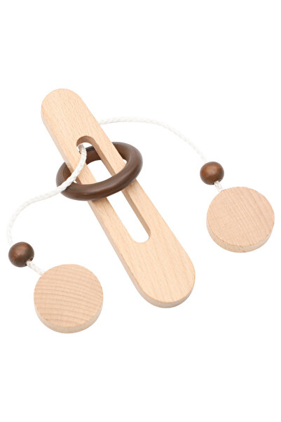 Choice لعبة فتح الحلقة الخشبية، لعبة ألغاز الهروب الكلاسيكية من الحلقة السحرية، قفل كونغ مينغ لوبان إل