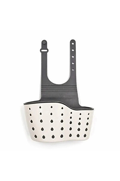 Choice سلة تصريف منزلية باللون البيج، حامل حوض المطبخ، رف إسفنجي صابون قابل ل...