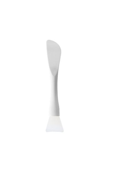 Choice white 1Pcs Silicone Facial Mask Brush Soft Head with Scraper Integrated Dual-use Mud Film Brush DIY
