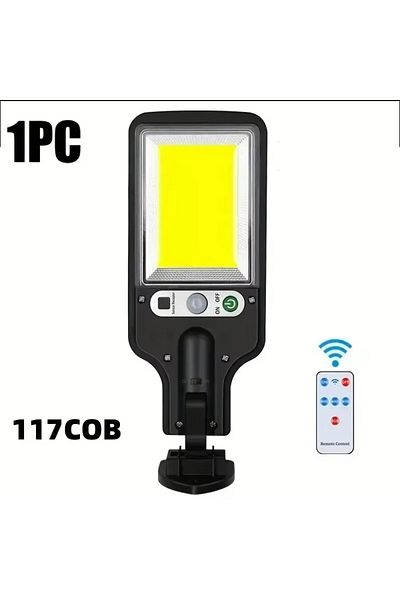 Choice 117COB Solar Lights Outdoor With 3 Mode Waterproof Motion Sensor Security Lighting Wall COB Street L
