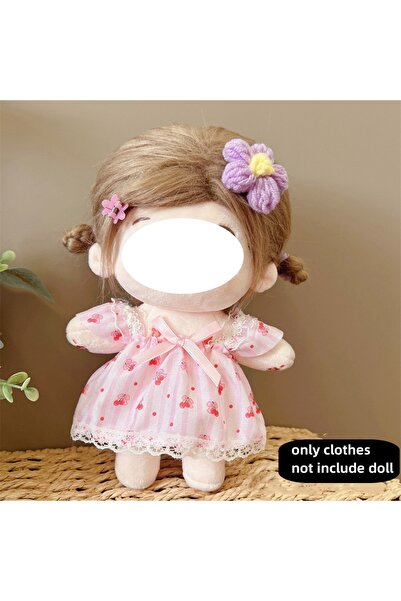 Choice ملابس فقط فستان كرزي جميل ملابس لألعاب قطنية قطيفة مقاس 20 سم ملابس تل...