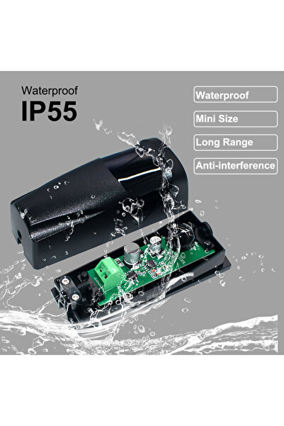 Scimagic-RC مستشعر كهروضوئي يعمل بجهد 12-24 فولت تيار مستمر/متردد، بطول 15 مت...