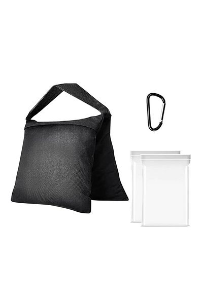 XMSJ black Sandbags Weight Bags for Photography Video Equipment Heavy Duty Saddlebag for Backdrop Stand T