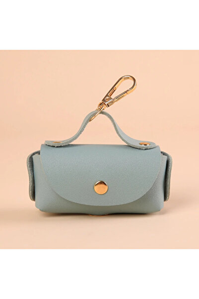 Choice1 A4 Portable Dog Poop Bag Organizer Stylish Pet Bag Holder Leather Pet Poop Bag Holder With Dispenser