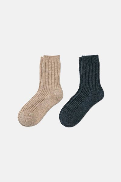 Tchibo Men 2 Pairs Ribbed Socks, Multicolor