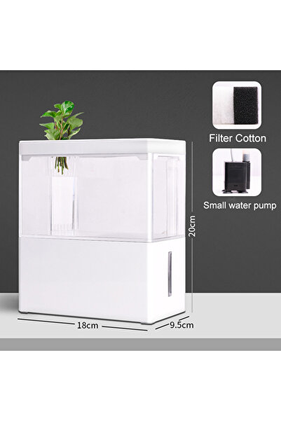 Choice1 Simple model Fish tank living room small landscape ecological tank ho...