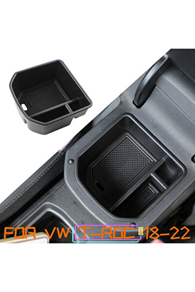 Choice ABS Armrest Central Storage Box Container for VW T-Roc Troc 2017 - 202...