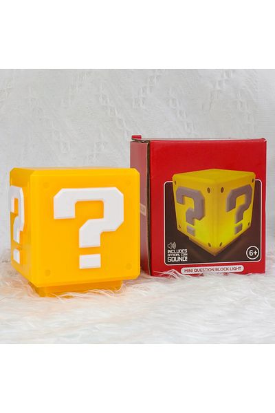 Choice With Box LED Question Mark Night Light With Music Anime Peripheral Children's Bedroom Bedside Lamp U