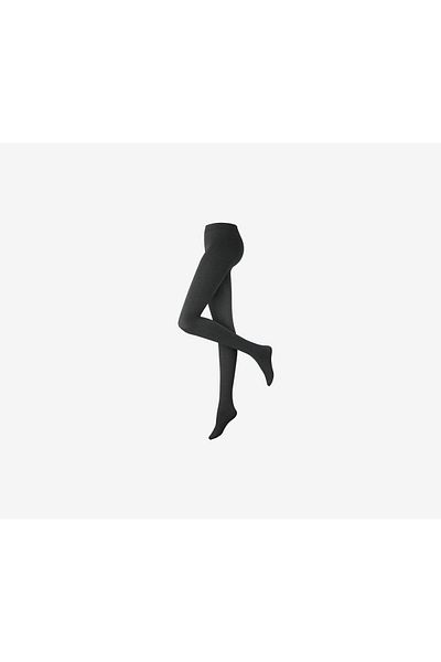 Tchibo Women Plain Full Tights, Grey
