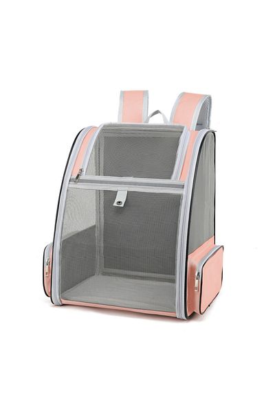 Choice Pink Pet Cat Carrier Bag Outdoor Travel Backpack for Cats Small Dogs Breathable Cat Carrying Bag Sui