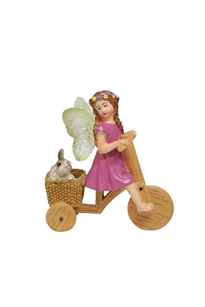 Choice تمثال خرافي ممتع متعدد الاستخدامات، تمثال خرافي صغير للحديقة على شكل د...