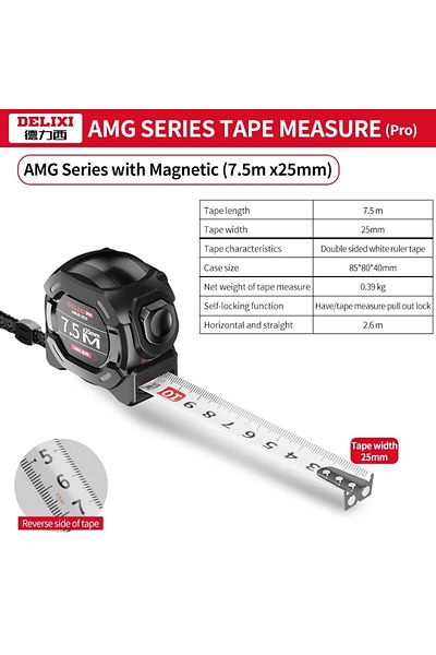 Choice 7.5m Newest High Precision Tape Measure Home Woodworking Ruler Thickening Waterproof Anticorrosion M