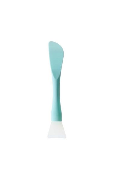 Choice blue 1Pcs Silicone Facial Mask Brush Soft Head with Scraper Integrated Dual-use Mud Film Brush DIY F