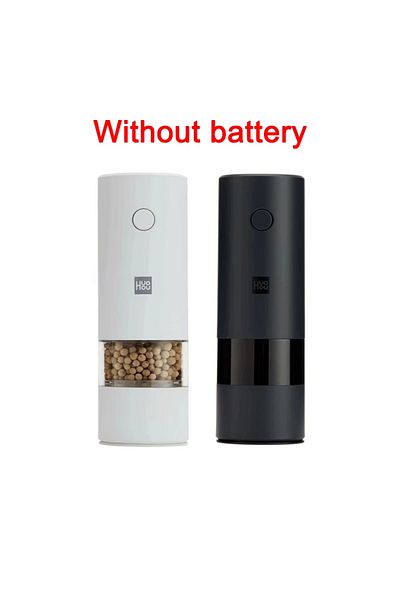 Choice YMQ-BW Xiaomi Huohou Electric Grinder Automatic Mill Pepper And Salt LED Light 5 Modes Peper Spice