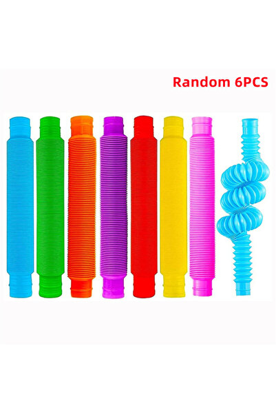 Choice 6 قطع عشوائية من أنبوب البوب القابل للسحب لتخفيف الضغط وتخفيف القلق وا...
