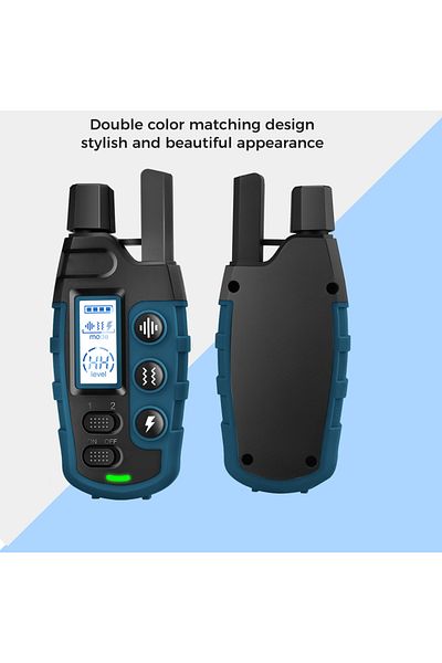 Choice RS2-Blue No Shock 3300Ft Dog Training Collar with Remote Rechargeable Waterproof E Collar with Beep