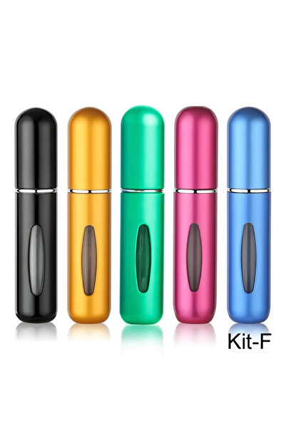 Choice1 مجموعة بلاستيكية 5 مل - 5 قطع 5 مل بخاخ عطر صغير قابل لإعادة التعبئة ...