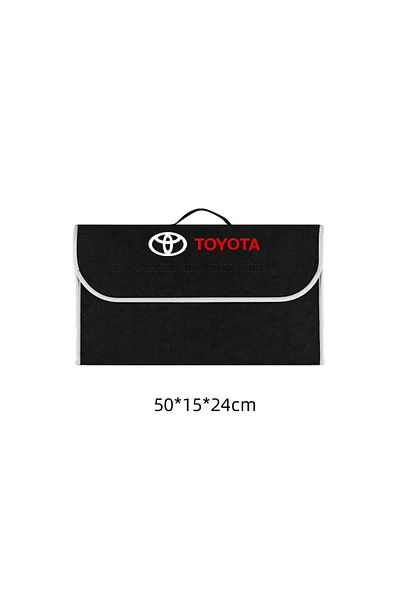 Choice 50cm black Car Trunk Storage Box Foldable Sundries Organizer Bag For Toyota Corolla RAV4 Yaris Prado