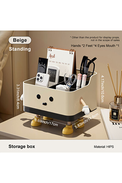 Choice وضع الوقوف UFORU صندوق تخزين سطح المكتب وجهاز التحكم عن بعد وصندوق فرز...