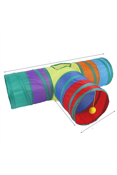 Choice T tunnel cat play tunnel interactive toy,hide and seek tunnel, portable&collapsible pop up cat tunne