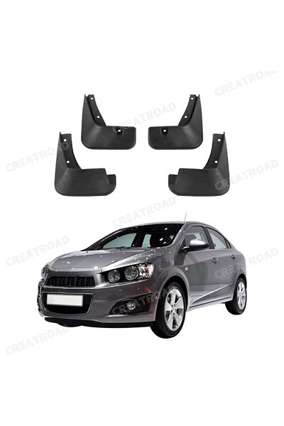 Choice Car Mud Flaps For Chevrolet Aveo Sonic TM Barina Hatchback 2012-2016 Mudflaps Splash Guards Mud F...