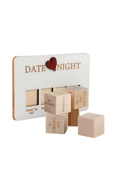 Choice Dice Date Night Dice After Dark Edition Date Night Wooden Dice Game for Couples Wood Reusable Couple