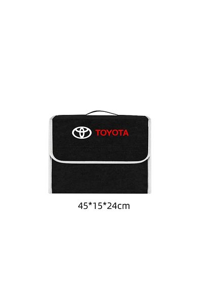 Choice 45cm black Car Trunk Storage Box Foldable Sundries Organizer Bag For Toyota Corolla RAV4 Yaris Prado